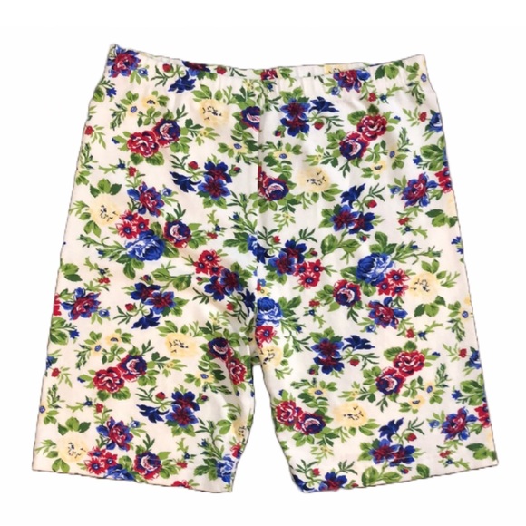 Vintage 90’s The Body Co Floral Biker Shorts - Picture 1 of 13